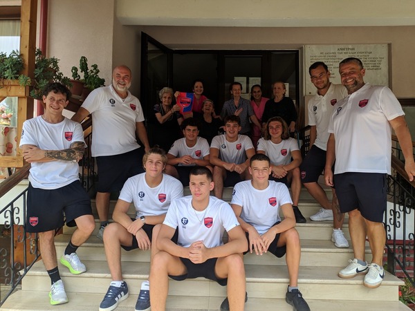 Ο ΠΑΝΙΩΝΙΟΣ Η ΟΜΑΔΑ ΥΔΑΤΟΣΦΑΙΡΙΣΗΣ ΕΦΗΒΩΝ ΣΤΗΝ ΜΟΝΑΔΑ 